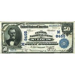 1902, $50 National Bank Note. Fr-669. KL-1358 RAW