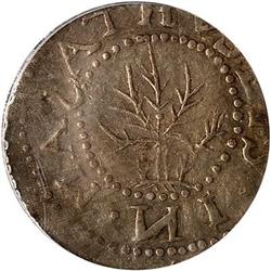 1652 Oak Tree Sixpence PCGS AU50