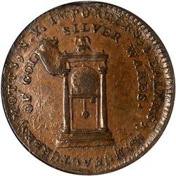1789 Mott Token Thick Planchet with Plain Edge