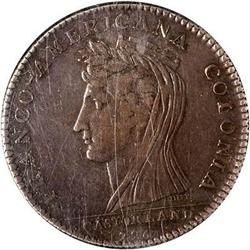 1796 Castorland Medal (Demi Ecu) Original. NGC EF40