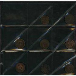 8 Mixed Colonial Coppers, 1721-1815