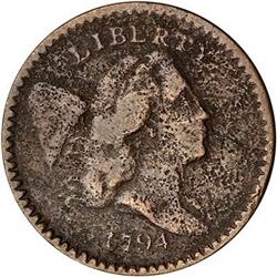 1794 Liberty Cap Half Cent. VG7