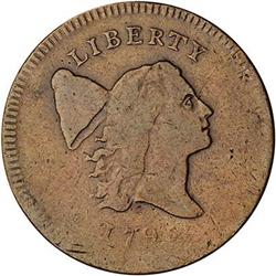 1795 Liberty Cap Half Cent. F15