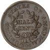 Image 2 : 1804 Draped Bust Half Cent. Dbl Struck Reverse. VF35
