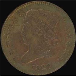 1829 Classic Head Half Cent RAW