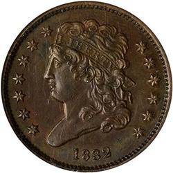 1832 Classic Head Half Cent. NGC MS62