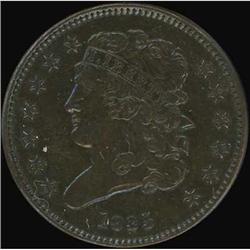 1835 Classic Head Half Cent. EF45