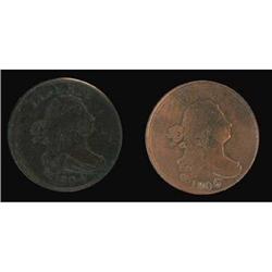2 Half Cents, 1804 & 1806