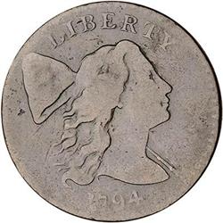 1794 Liberty Cap Cent. VG7