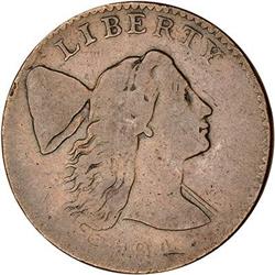 1794 Liberty Cap Cent. VG7