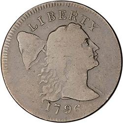 1796 Liberty Cap Cent. VG10