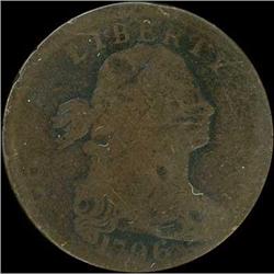1796 Draped Bust Cent. AG3