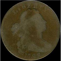 1798 Draped Bust Cent. Style II Hair, Sm 8. VG7