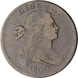 1800 Draped Bust Cent. 1800/1798. Style I Hair. VG8