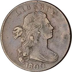 1800 Draped Bust Cent. 80 / 79. Style II Hair. F12