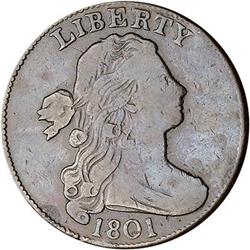 1801 Draped Bust Cent. VG10
