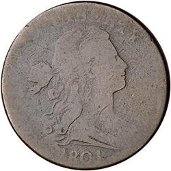 1801 Draped Bust Cent. 3-Error Reverse. G4