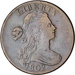 1802 Draped Bust Cent. F12