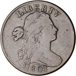 1803 Draped Bust Cent. F12