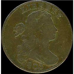1803 Draped Bust Cent. VG10