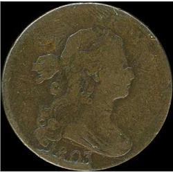 1803 Draped Bust Cent. Sm date, sm fraction. VG7