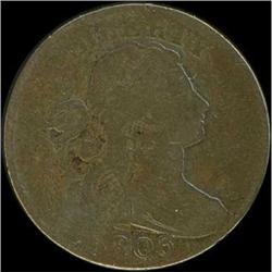 1803 Draped Bust Cent. Sm date, lg fraction. G6