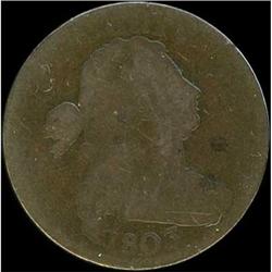 1803 Draped Bust Cent. 100/000. G5
