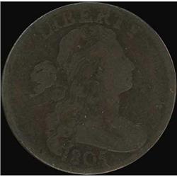 1805 Draped Bust Cent. Pointed 1. VG8