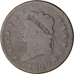 1809 Classic Head Cent. VG7