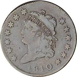 1810 Classic Head Cent. F12