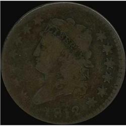 1812 Classic Head Cent. Lg date. VG7