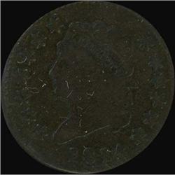 1814 Classic Head Cent. Crosslet 4. VG7