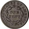 Image 2 : 1829 Coronet Head Cent. Sm Letters Reverse. F15