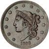 Image 1 : 1838 Coronet Head Cent. MS63