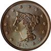 Image 1 : 1840 Large Cent N-6 R1 NGC MS66 BN