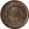 Image 2 : 1840 Large Cent N-6 R1 NGC MS66 BN