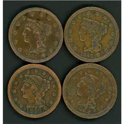 4 Lg Cents, 1840-1852.