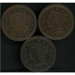 3 1847 Cents