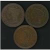 Image 1 : 3 1848 Cents