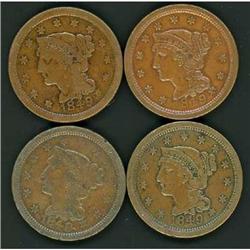 4 1849 Cents