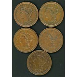 5 1850 Cents