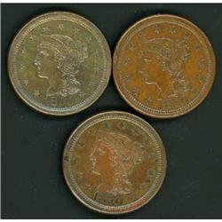 3 1850 Cents