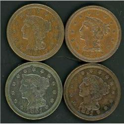 4 1851 Cents