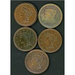 5 1851 Cents.
