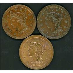 3 1852 Cents
