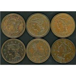 6 1852 Cents