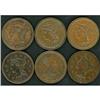Image 1 : 6 1852 Cents