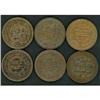 Image 2 : 6 1852 Cents