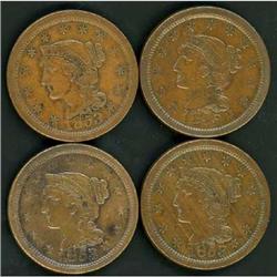 4 1853 Cents