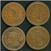Image 1 : 4 1853 Cents